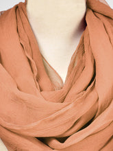 Load image into Gallery viewer, Chiffon Dupatta-Peach Orange
