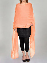 Load image into Gallery viewer, Chiffon Dupatta-Light Peach
