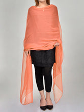Load image into Gallery viewer, Chiffon Dupatta-Peach
