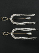 Load image into Gallery viewer, Crystal Pearl Earrings
