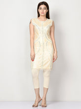 Load image into Gallery viewer, Embellished Net Dress - Off White
