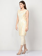Load image into Gallery viewer, Embellished Net Dress - Off White
