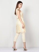 Load image into Gallery viewer, Embellished Net Dress - Off White
