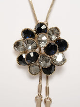 Load image into Gallery viewer, Diamante Flower Necklace
