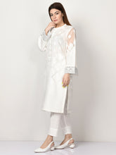Load image into Gallery viewer, Embroidered Organza Jacquard Shirt
