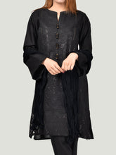 Load image into Gallery viewer, Crushed Dupatta-Black
