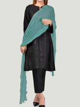 Load image into Gallery viewer, Crushed Dupatta - Ferozi

