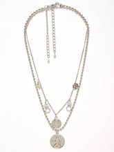 Load image into Gallery viewer, Coin and Diamante Necklace
