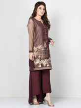Load image into Gallery viewer, Embroidered Zarri Net Suit
