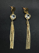 Load image into Gallery viewer, Diamante Tassel Earrings
