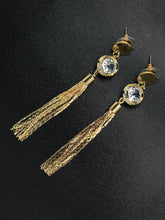 Load image into Gallery viewer, Diamante Tassel Earrings
