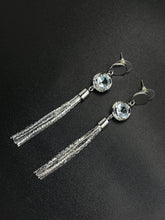 Load image into Gallery viewer, Diamante Tassel Earrings
